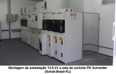 Montagem-de-subestação-13,8-kV-e-sala-de-controle---PN-Schneider-(Schott-Brasil-RJ)
